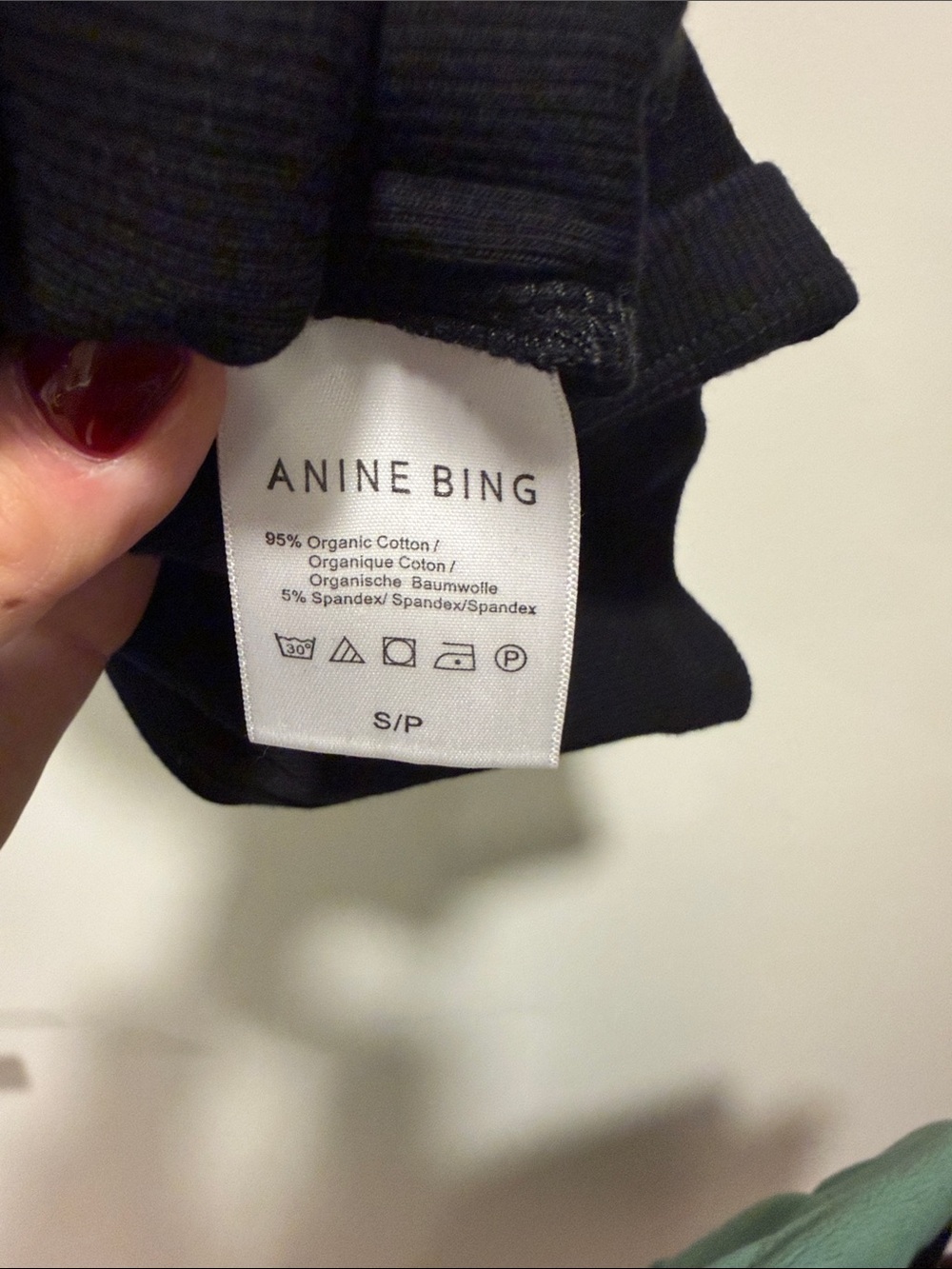Anine Bing Ribbed Racerback Tank - Picture 3 of 3